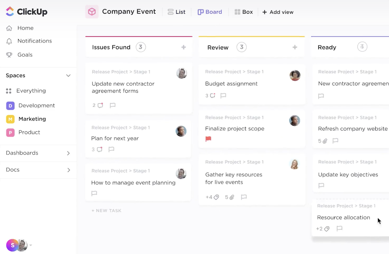 ClickUp 项目管理软件