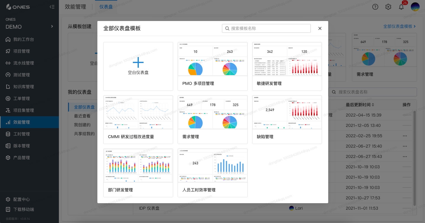 项目进度可视化图表