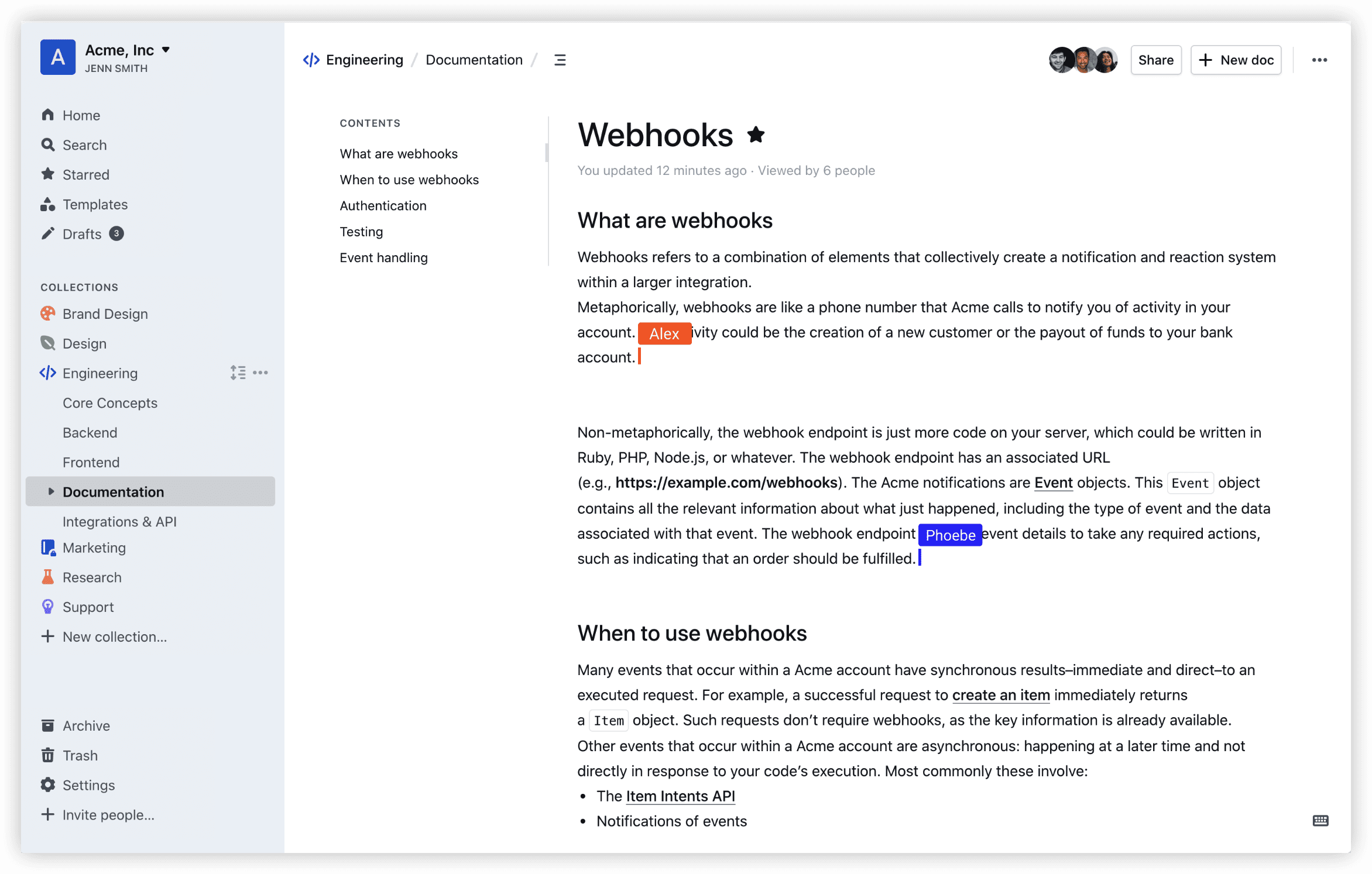 私有化部署的 Confluence 替代软件有推荐吗+Outline 产品图
